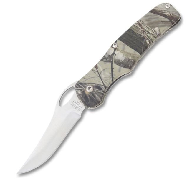Bear Camouflage Aluminum Sideliner Hunter Knife