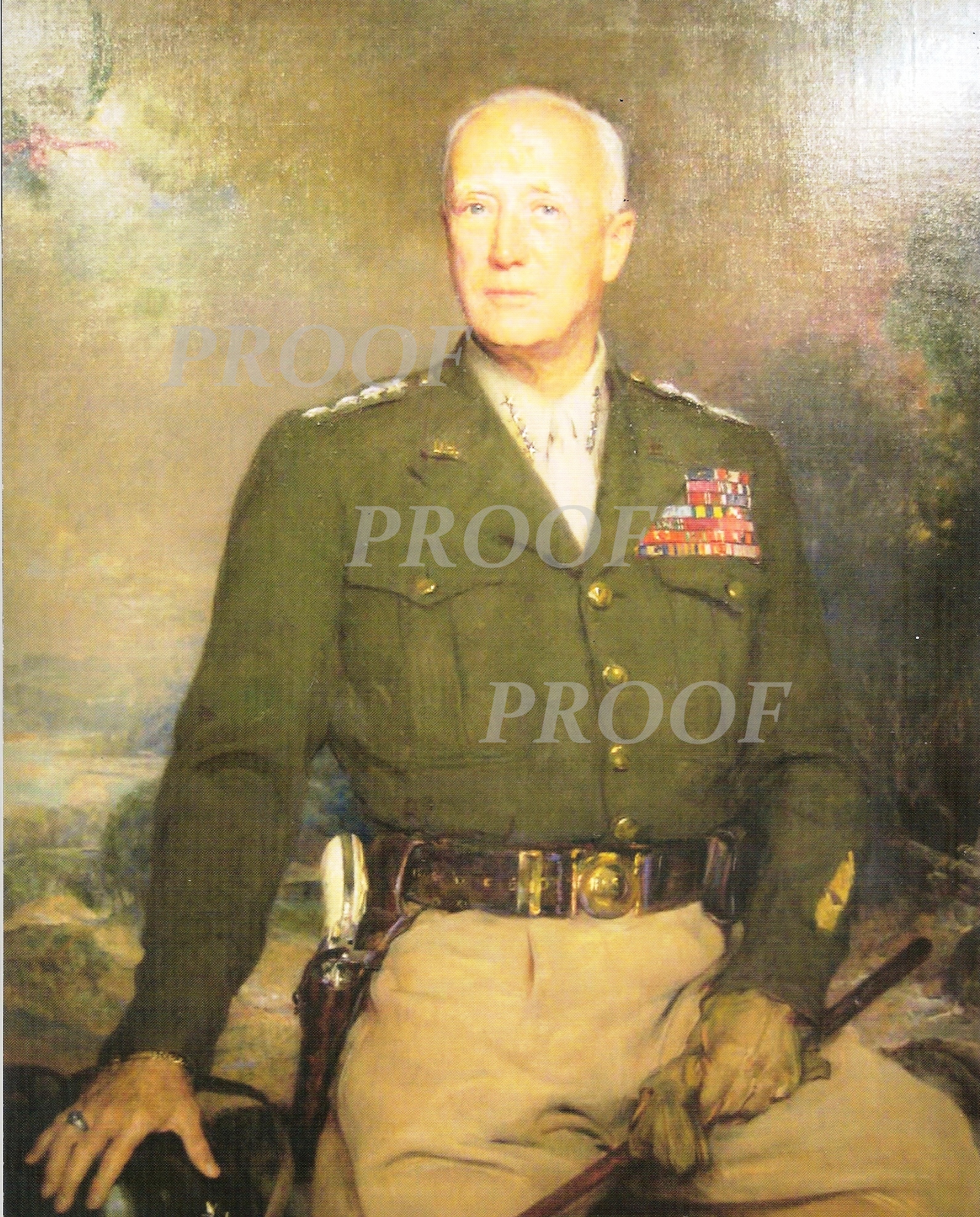General George S. Patton Jr. 8X10 Art Photo