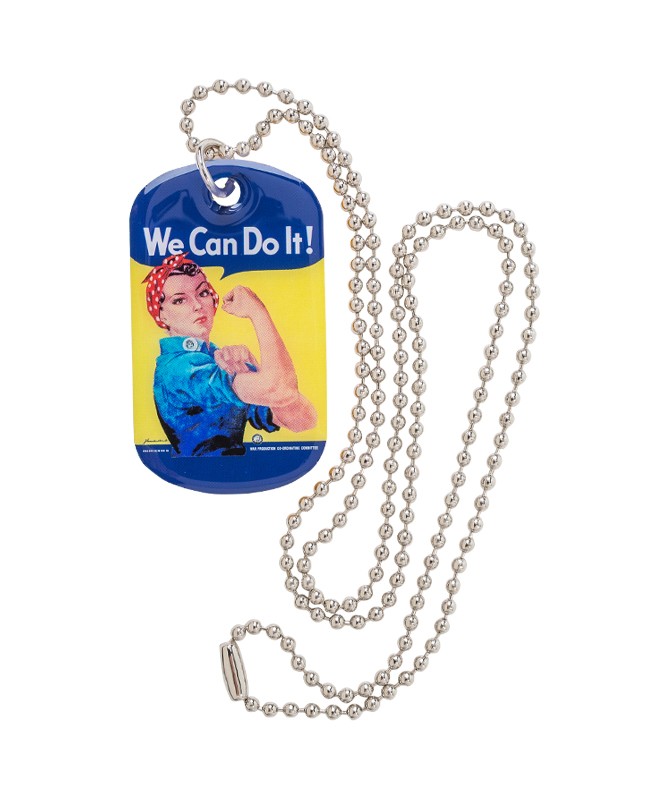 Rosie the Riveter Dog Tag