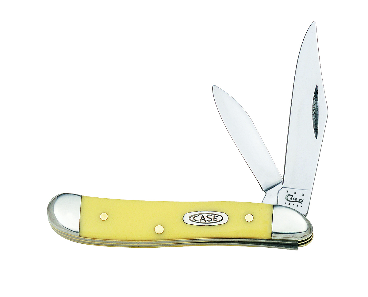 Case Yellow Synthetic Peanut Knife
