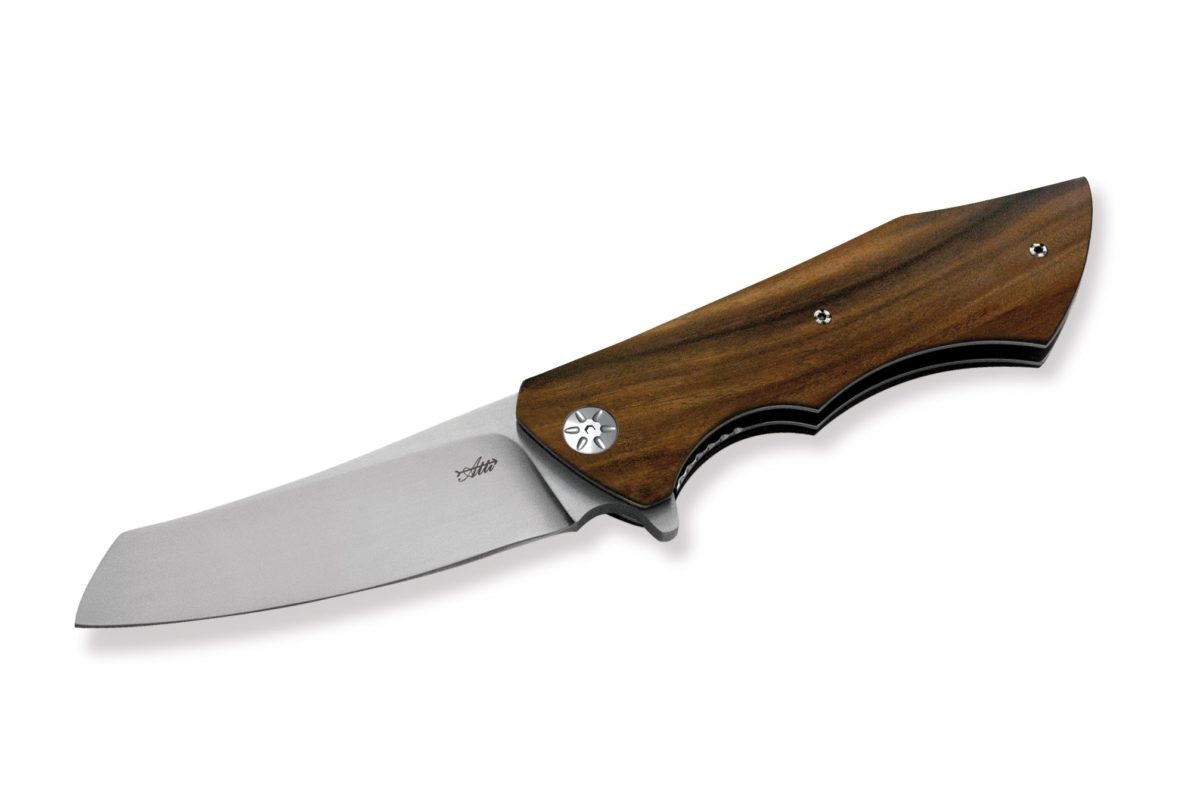 Maserin Paosantos Wood AM-2 Flipper Knife