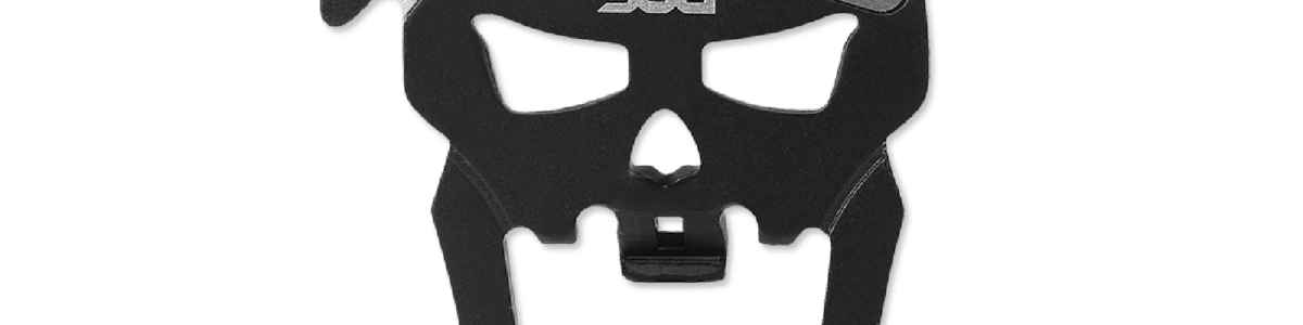 S.O.G. Black Steel Skull MacV Tool