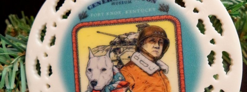 General Patton & Willie Stamp – Museum Porcelain Ornament