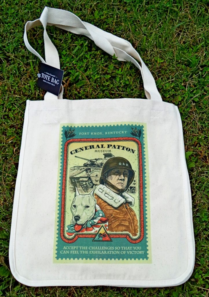 General Patton & Willie Stamp Museum Canvas Tote Bag Red Hill Cutlery