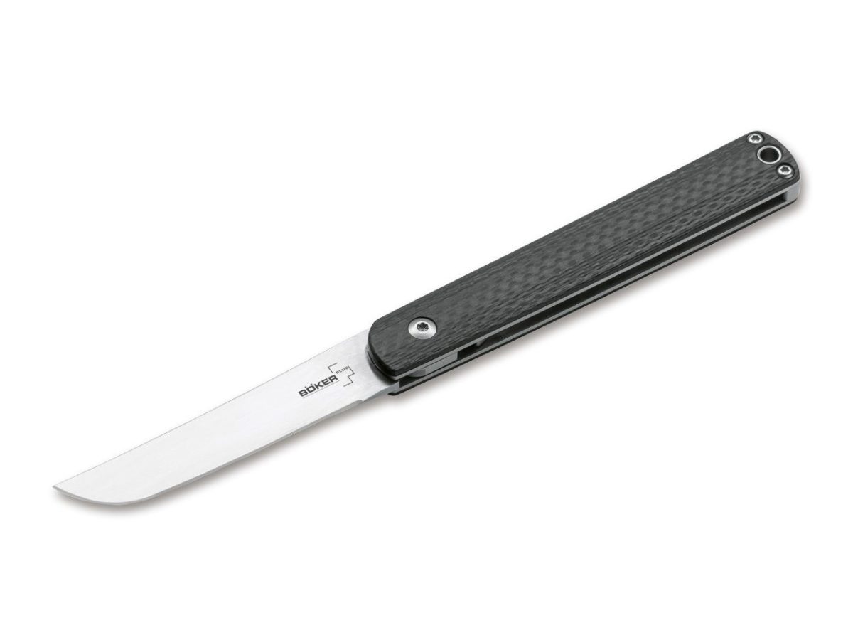 Boker Plus Carbon Fiber Wasabi Flipper Knife