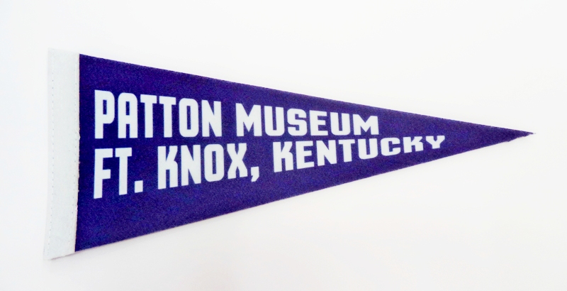 Patton Museum Ft. Knox, KY Vintage Felt Pennant