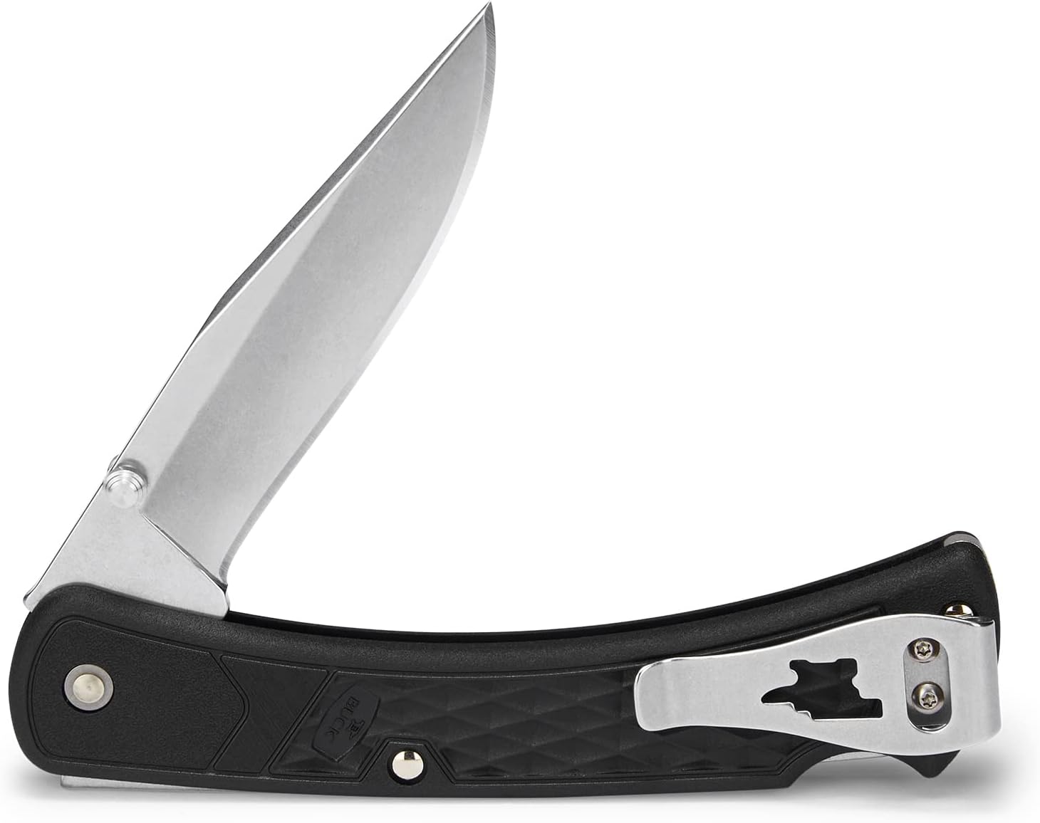 Buck 110 Slim Black Folding Hunter Knife Red Hill Cutlery