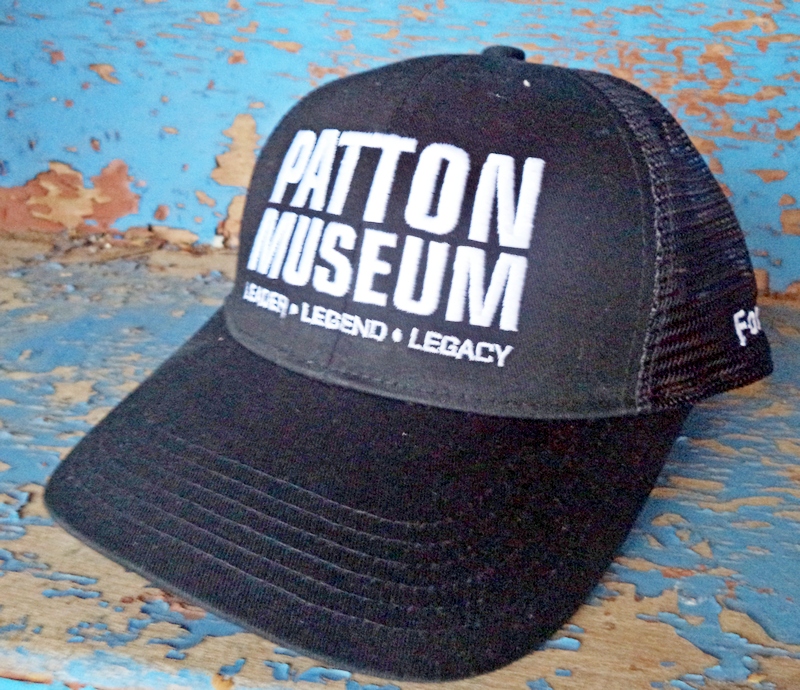 Patton Museum Black and White Trucker Hat