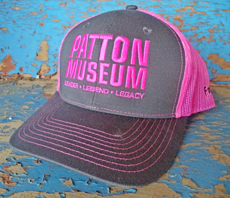 Patton Museum Hot Pink Charcoal Trucker Hat