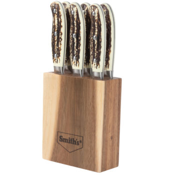 Smith's Stag Cabin & Lodge 6 Piece Steak Knife Set