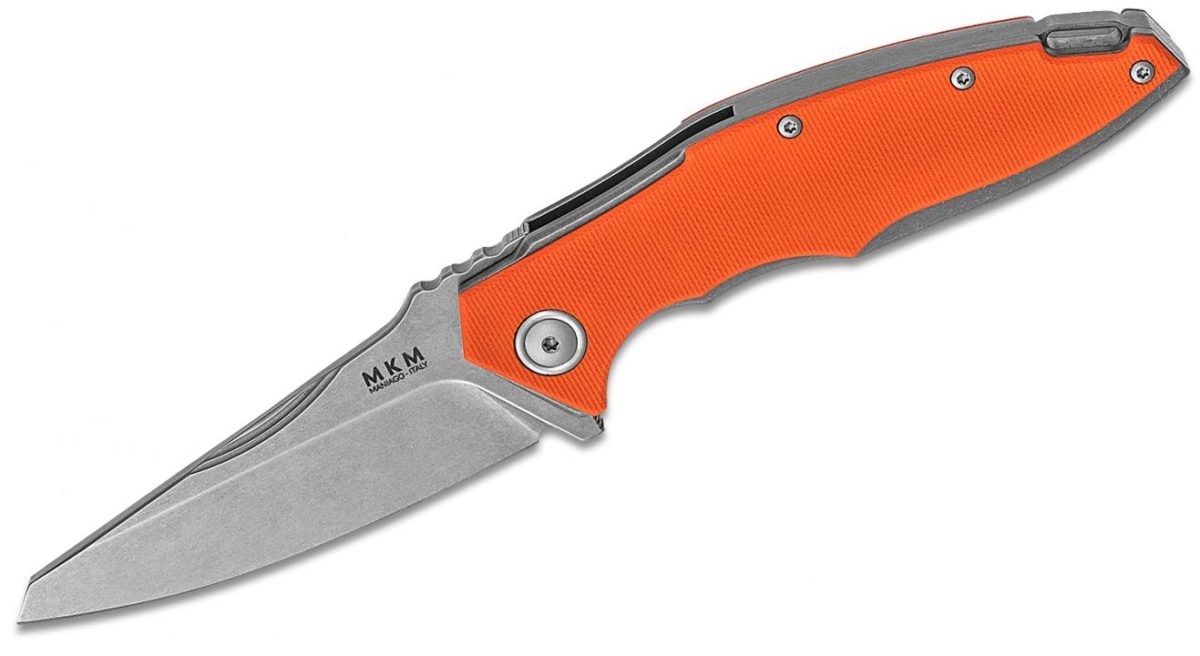 MKM Viper Knives Burnley Orange G10 Raut Flipper