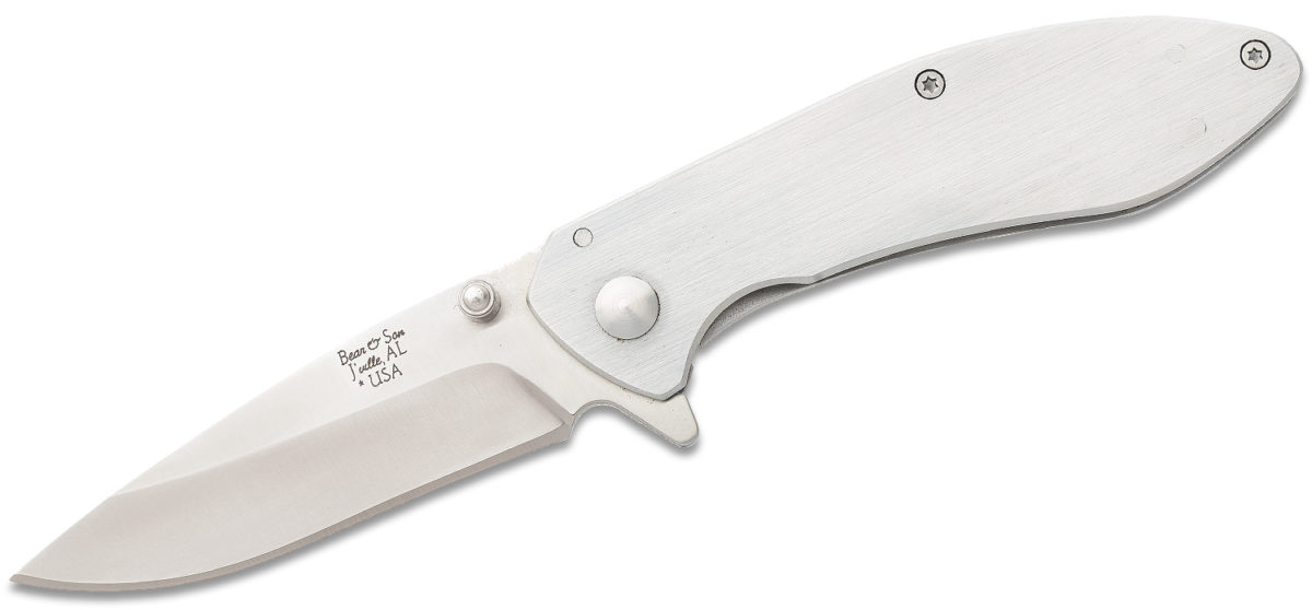 Bear Stainless Steel Flipper Frame Lock Knife