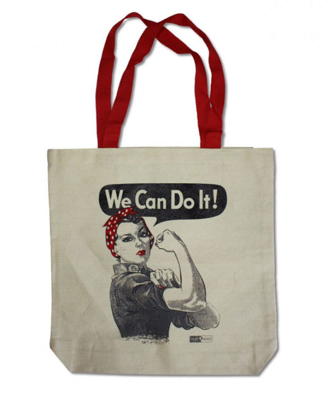 Rosie the Riveter We Can Do It Tote Bag - Red Hill Cutlery