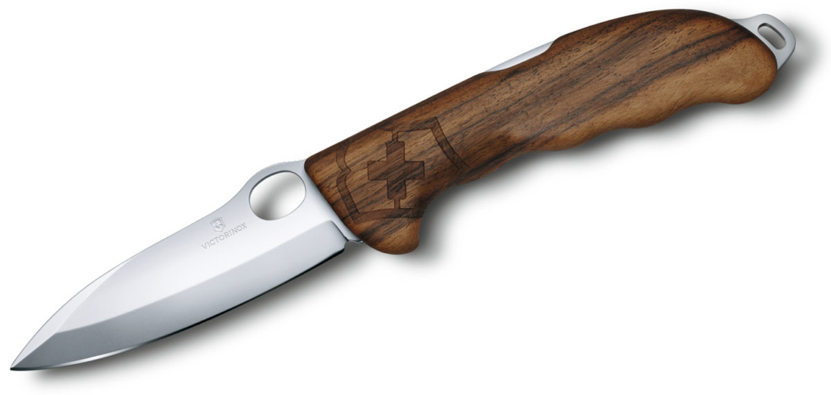Victorinox Swiss Army Walnut Wood Hunter Pro Knife