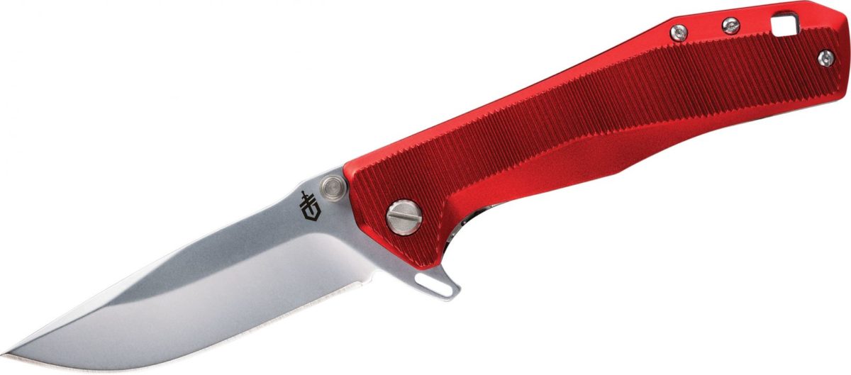 Gerber Red Aluminum Index Flipper Knife