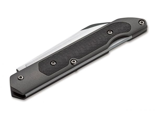 Boker Plus Titanium Genios Backlock Knife - Red Hill Cutlery