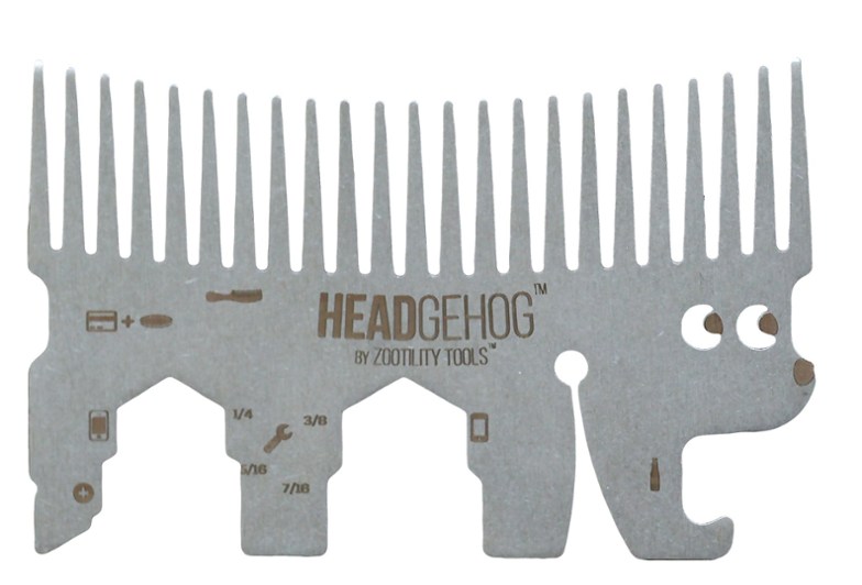 Zootility HedgeHog Comb Combo Credit Card Tool