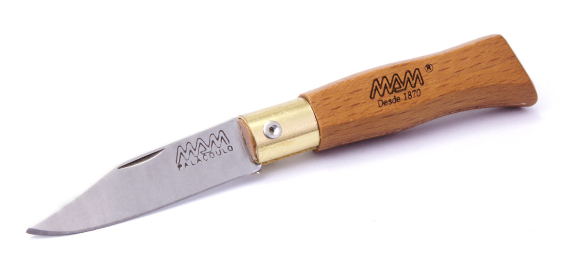 MAM Douro Mini Pocket Knife with Leather Bag key ring