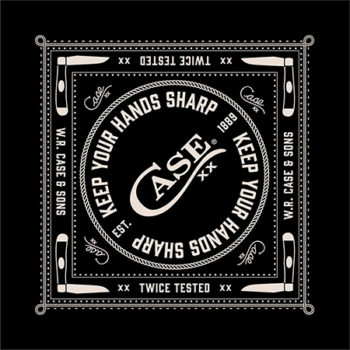 Case Black Keep Your Hands Sharp Bandanna