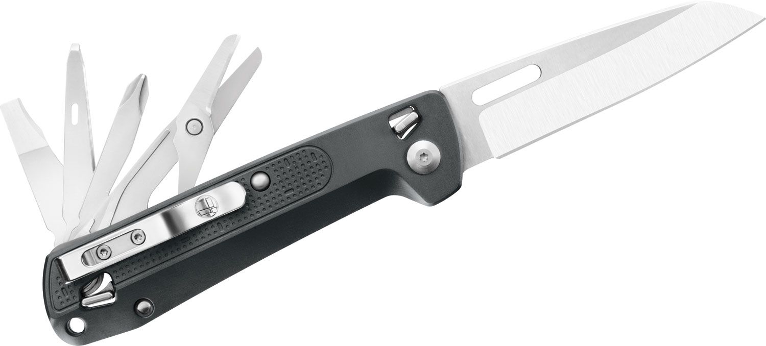 Leatherman Stainless Steel Free K4 Multi Tool Red Hill Cutlery