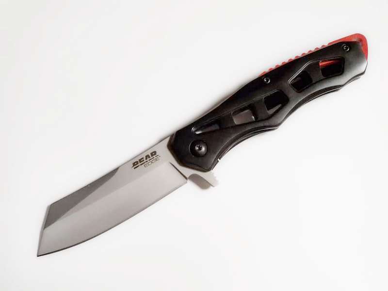 Bear Edge Black Modified Wharncliffe Flipper Knife