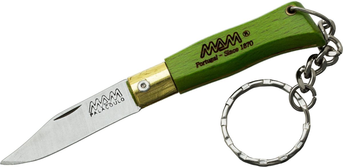MAM Green Beechwood Douro Mini Key Ring Knife