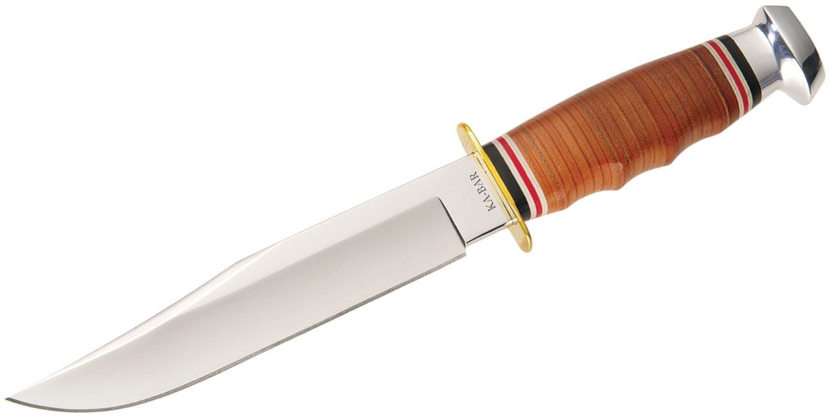 Ka-Bar Bowie Stacked Leather Handle 2-1236-9 1236