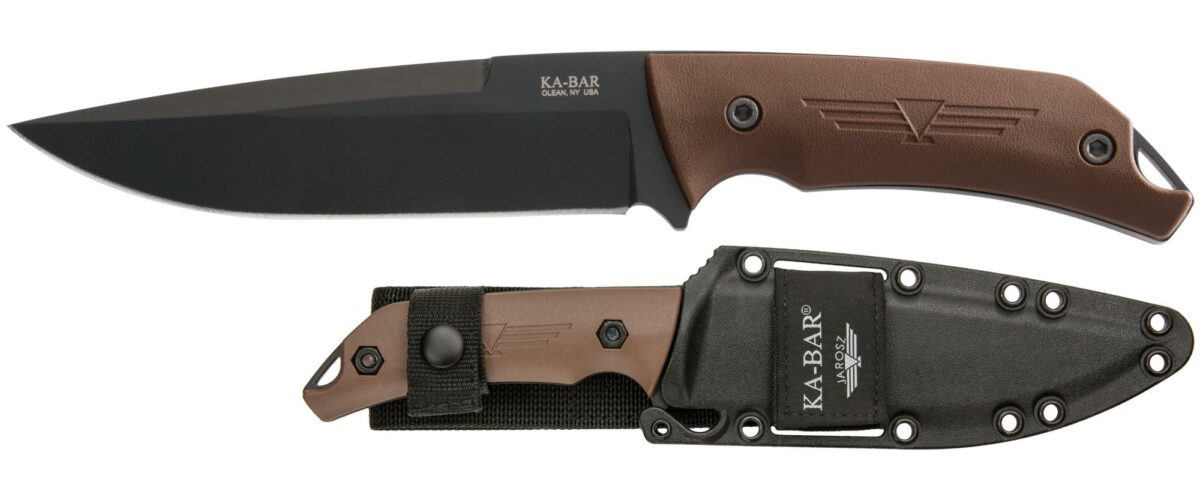 KA-BAR Jarosz Brown Ultramid Turok Fixed Blade