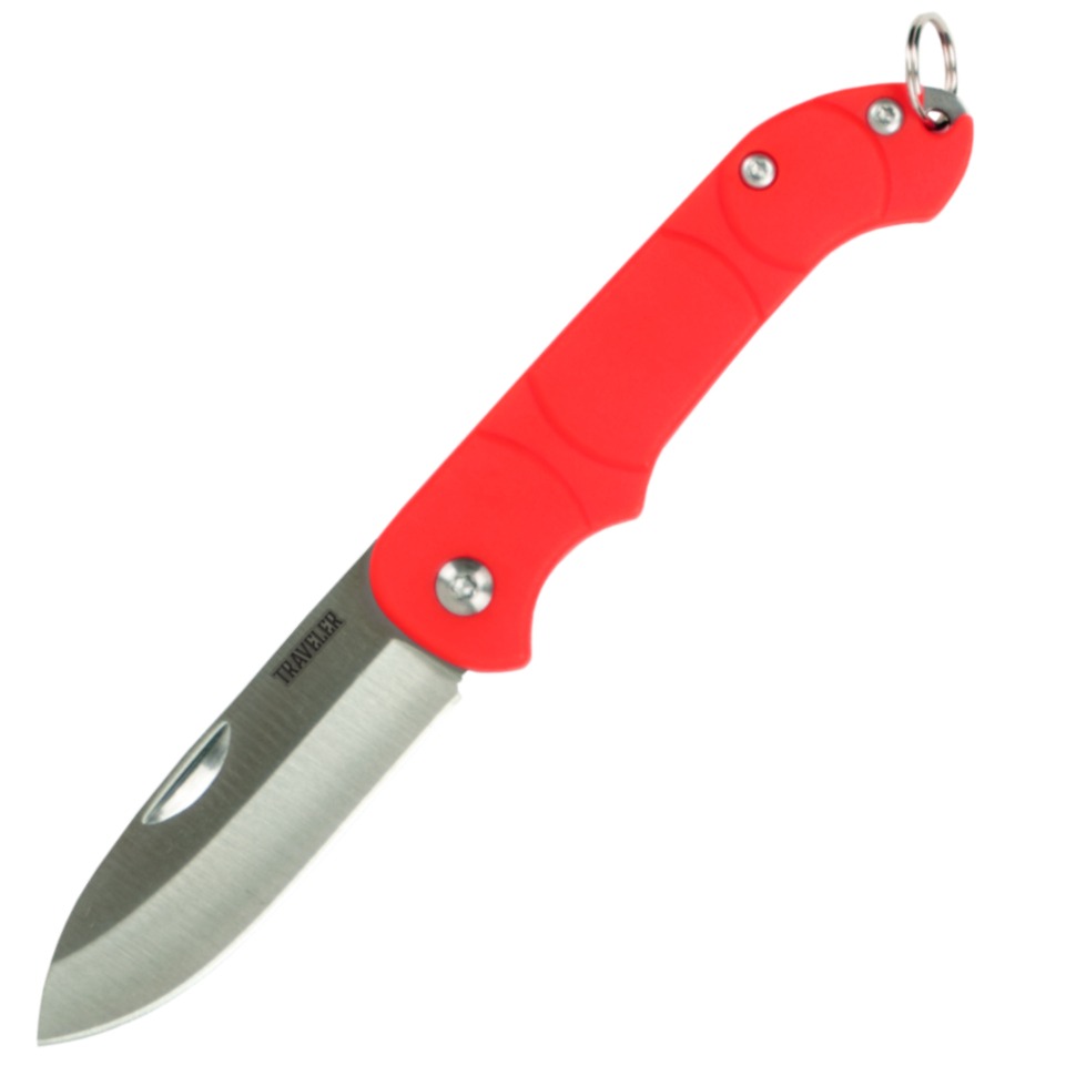 Ontario Red Traveler KeyChain Knife