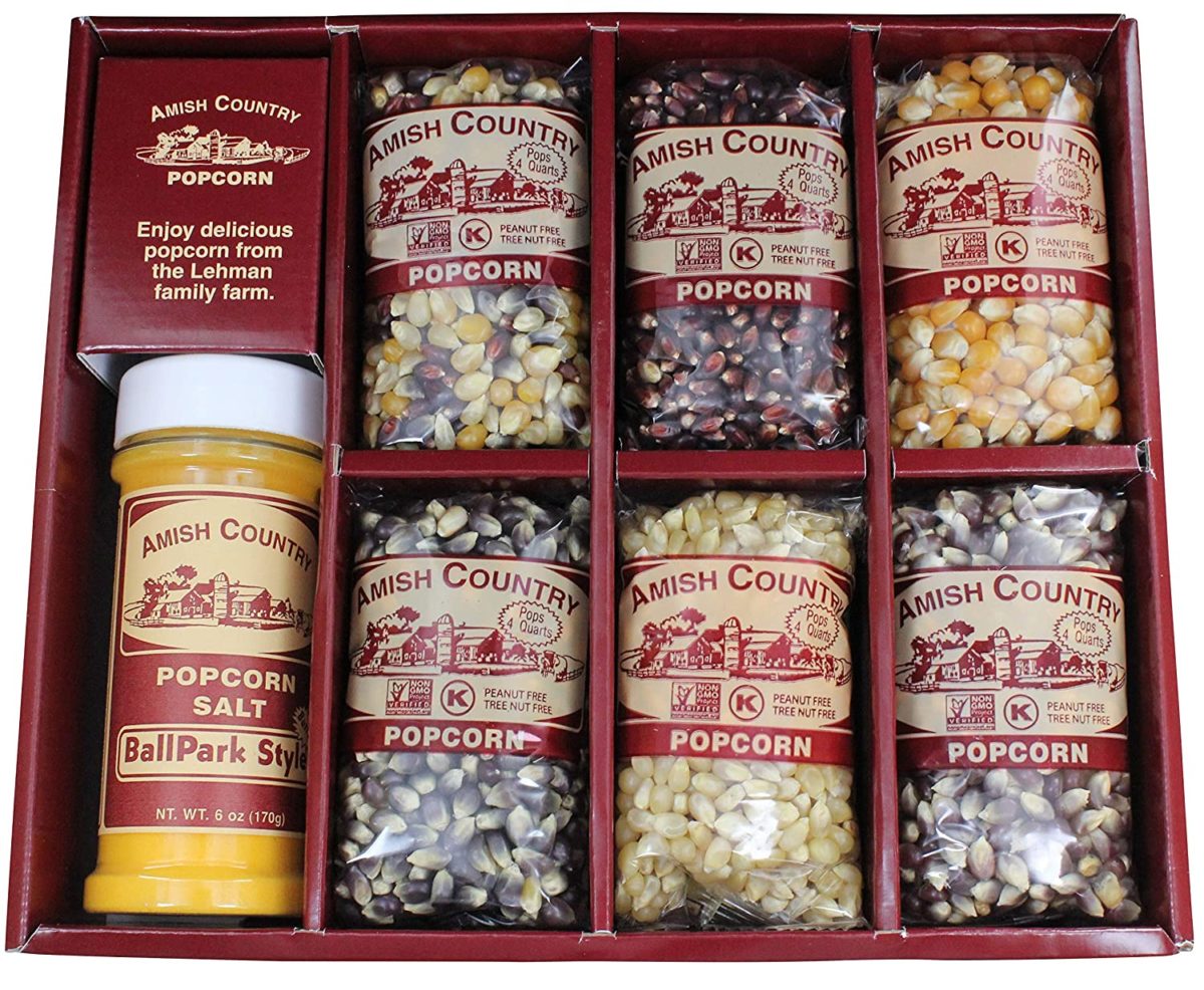Amish Country Popcorn Variety Set with ButterSalt