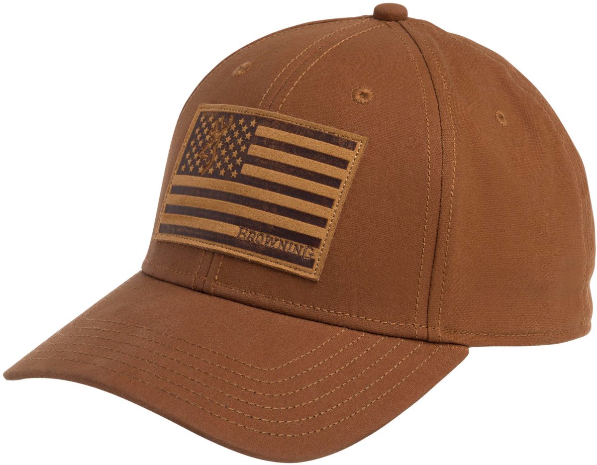 Browning Company Tan American Flag Hat