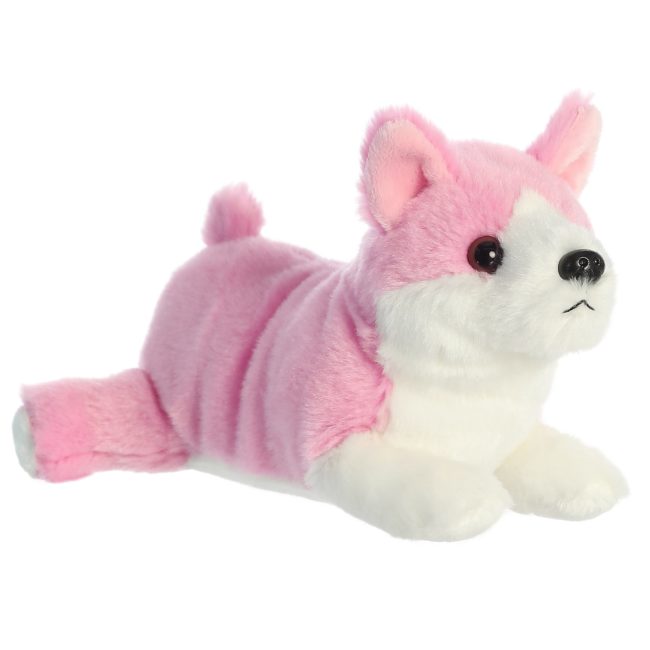 Rose Corgi Dog Mini-Flopsie Plush