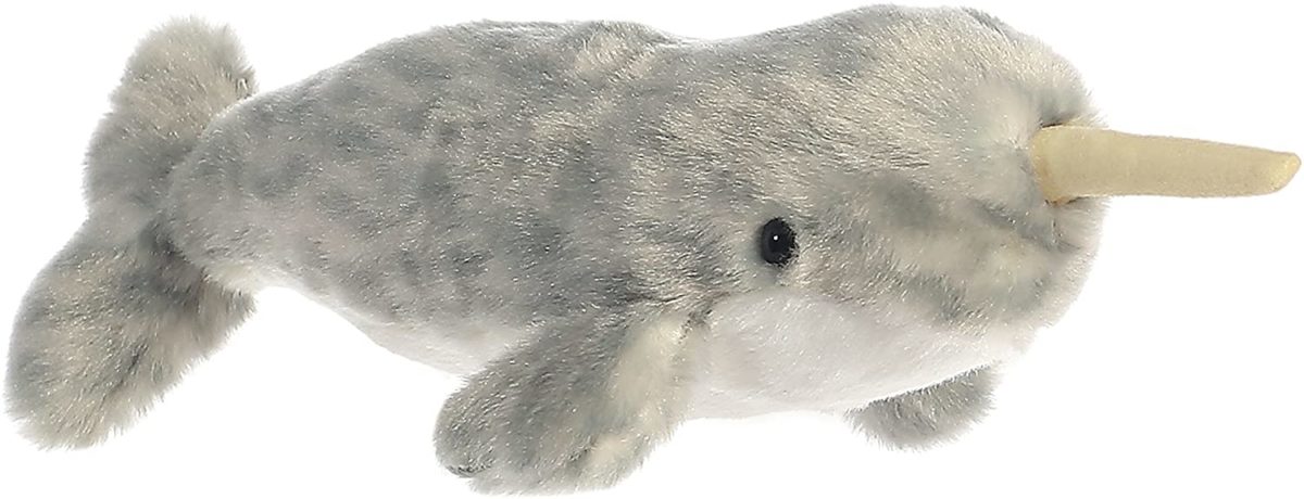 Narwhal Mini-Flopsie Plush