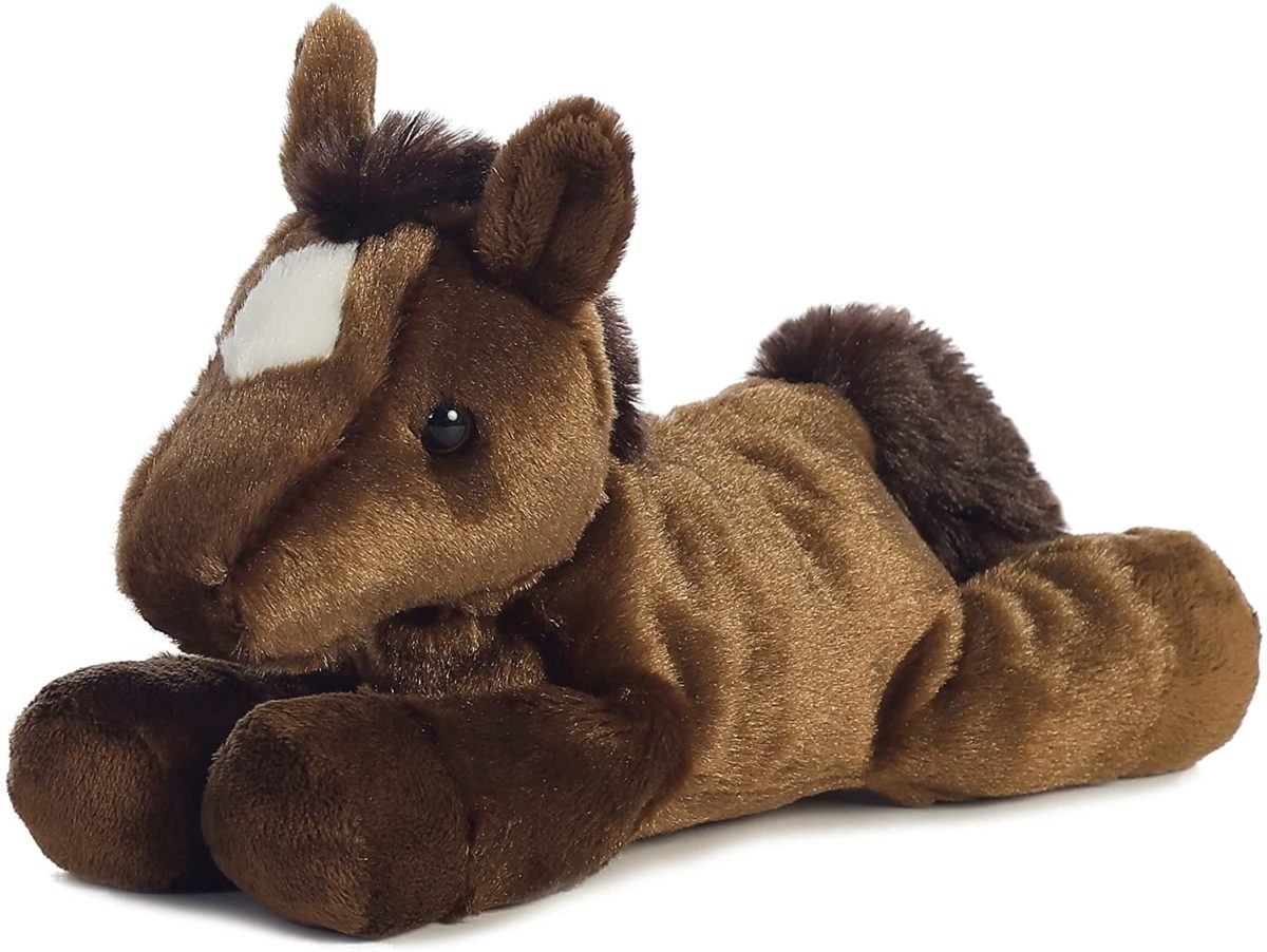 Chestnut Horse Mini-Flopsie Plush
