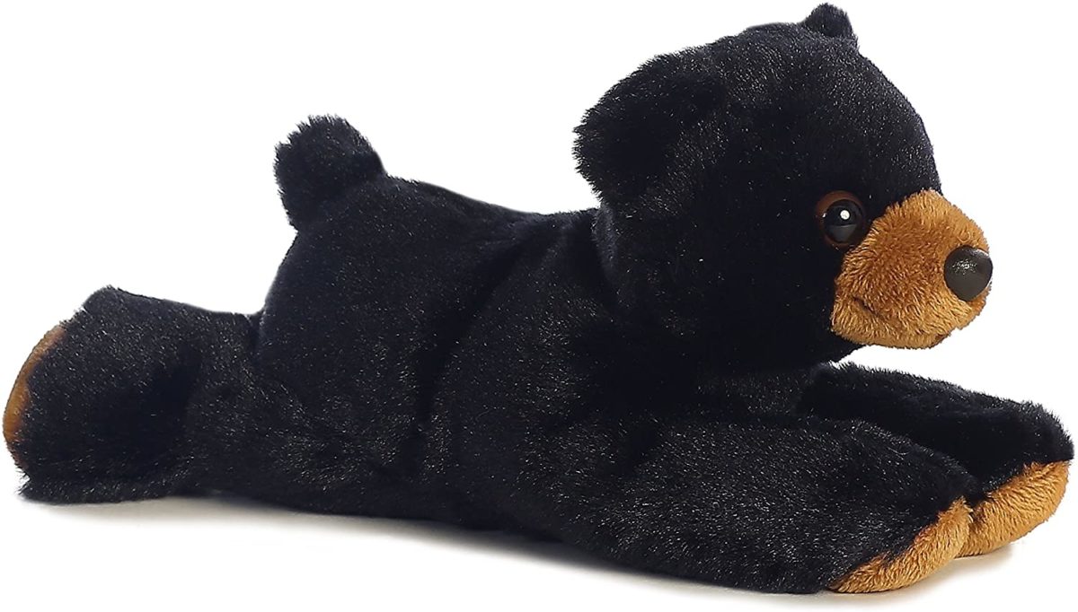 Black Bear Mini-Flopsie Plush