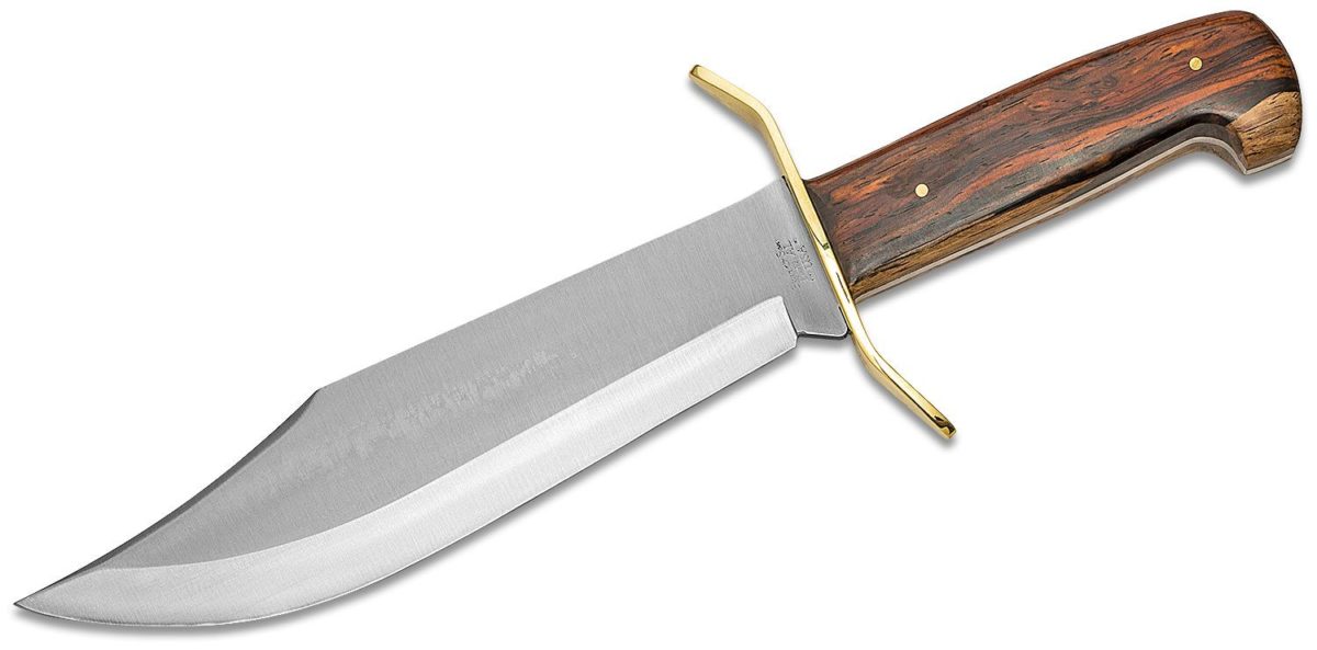 Bear Cocobola 12″ Gold Rush Bowie with Sheath