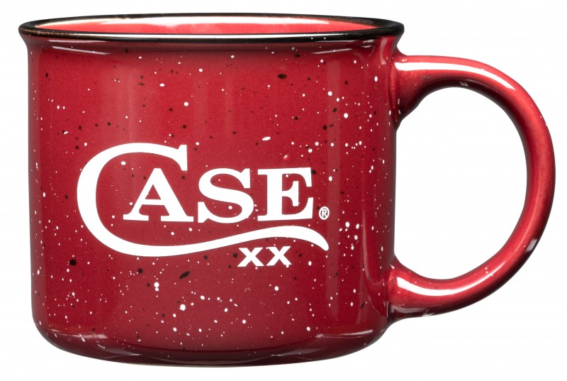 Case Red Ceramic Camper’s Mug