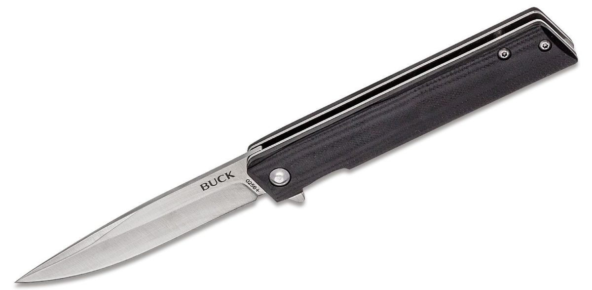 Buck Black G10 Decatur Flipper