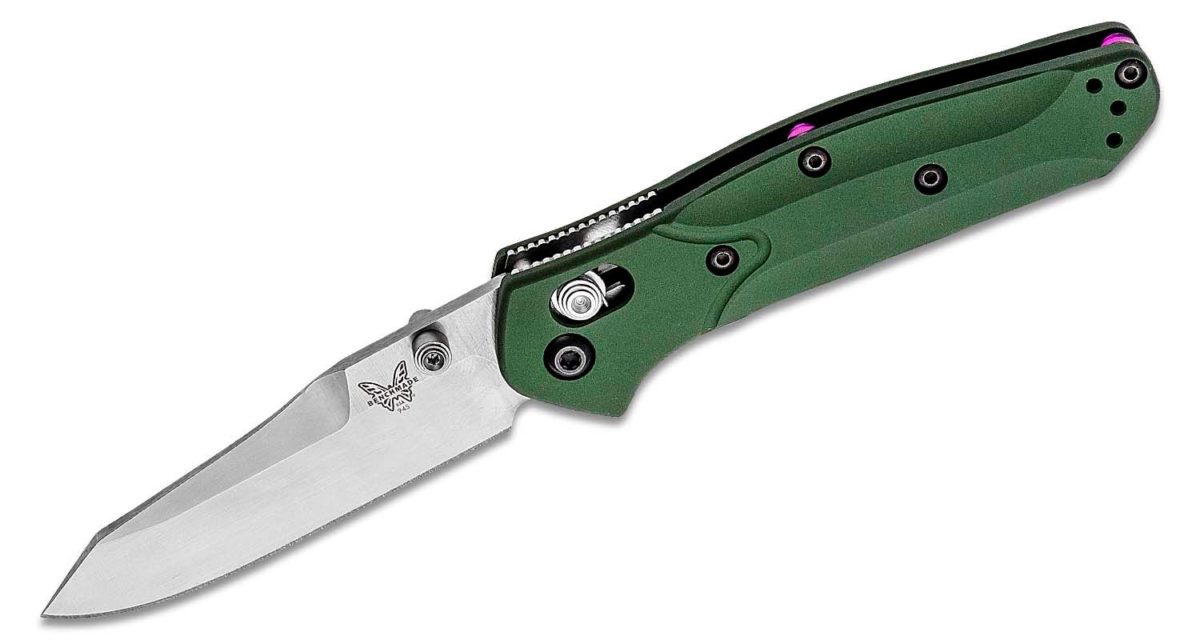 Benchmade Green Aluminum Mini Osborne