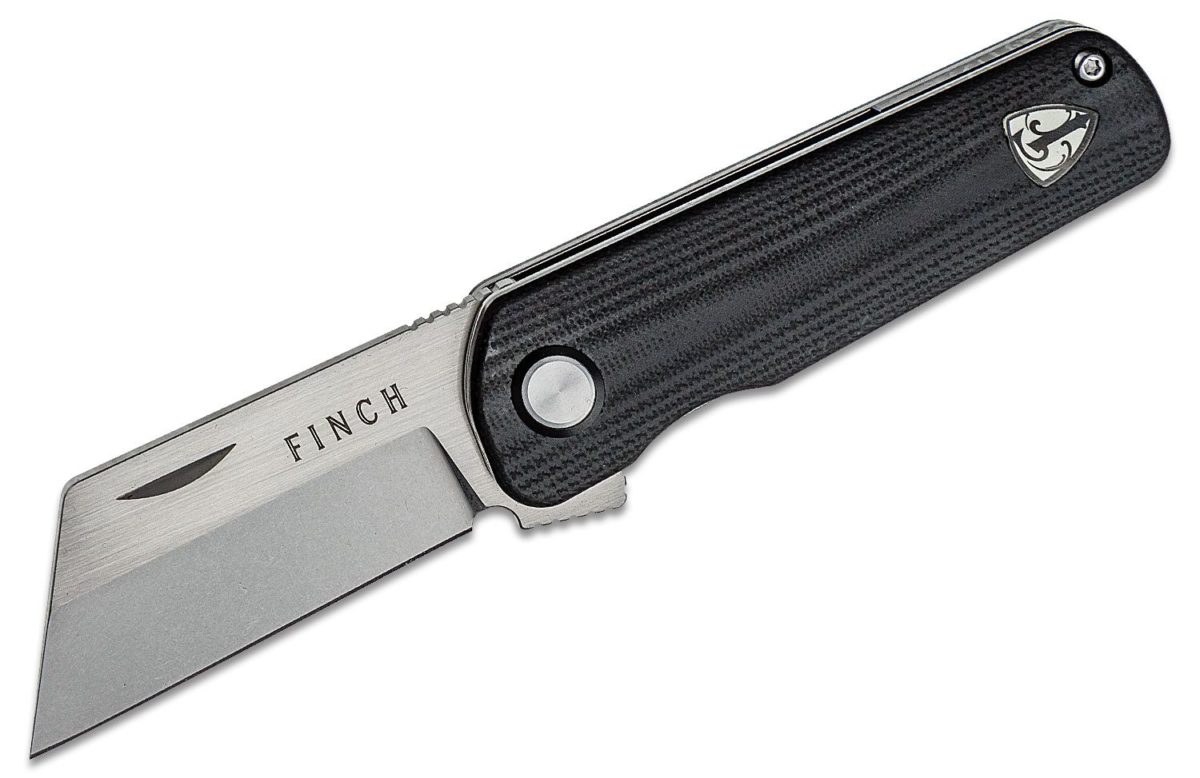 Finch Black G10 Black Shiner Runtly Flipper