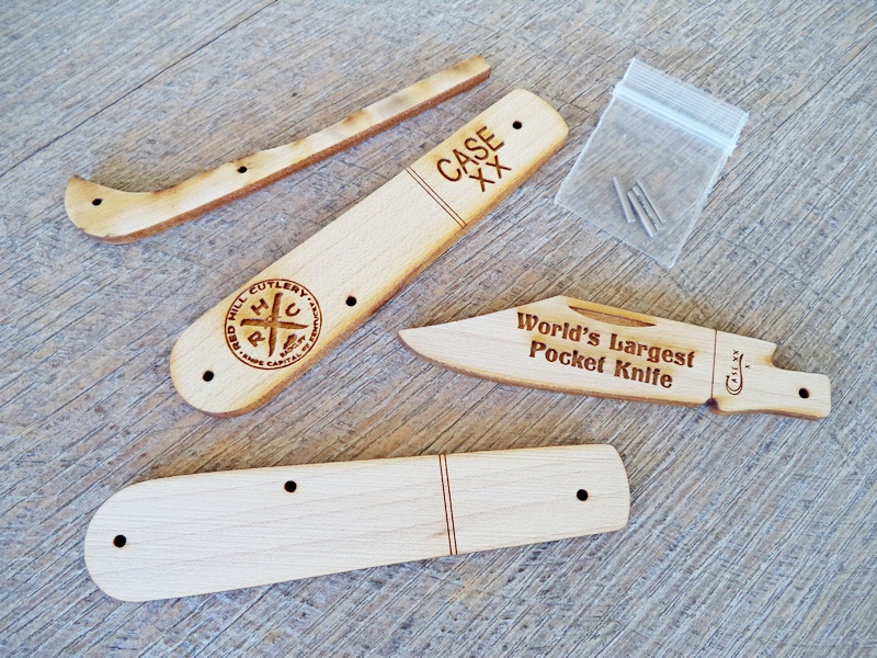 World's Largest Pocketknife Case Barlow Wood Kit - Image 2