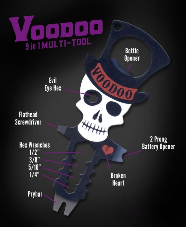 9-n-1 Multi-Tool Voodoo Bottle Opener