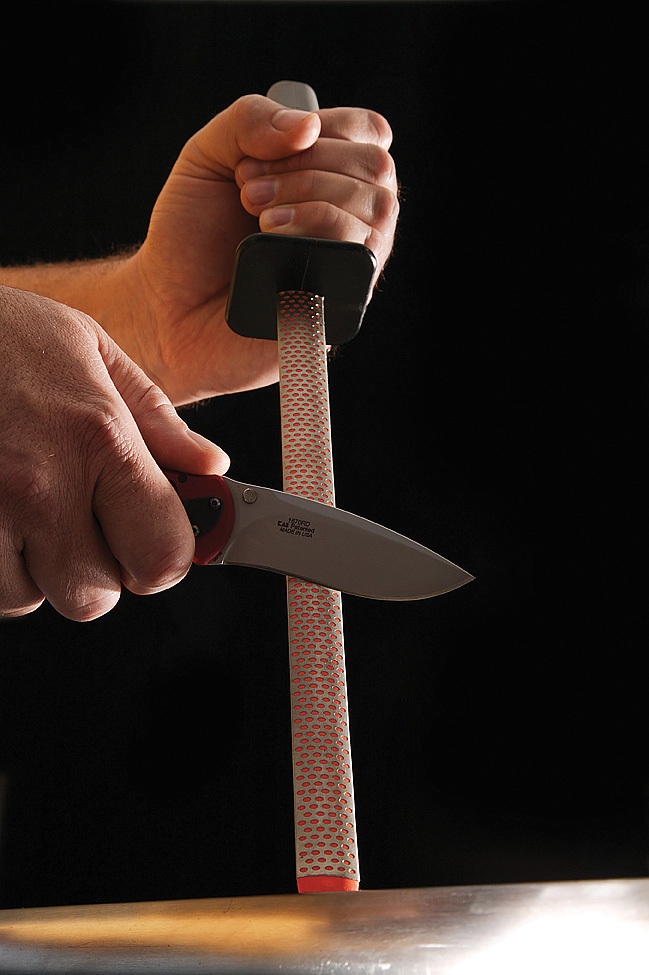 10" Oval Diamond Sharpening Rod - Image 3