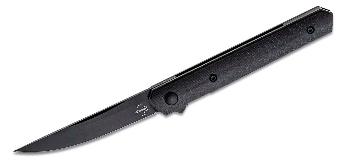 Boker Plus Black on Black G10 Kwaiken Air Mini Flipper