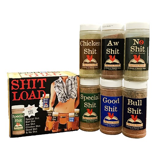 SHIT LOAD 6 Pack of 13oz Seasoning - Red Hill Cutlery
