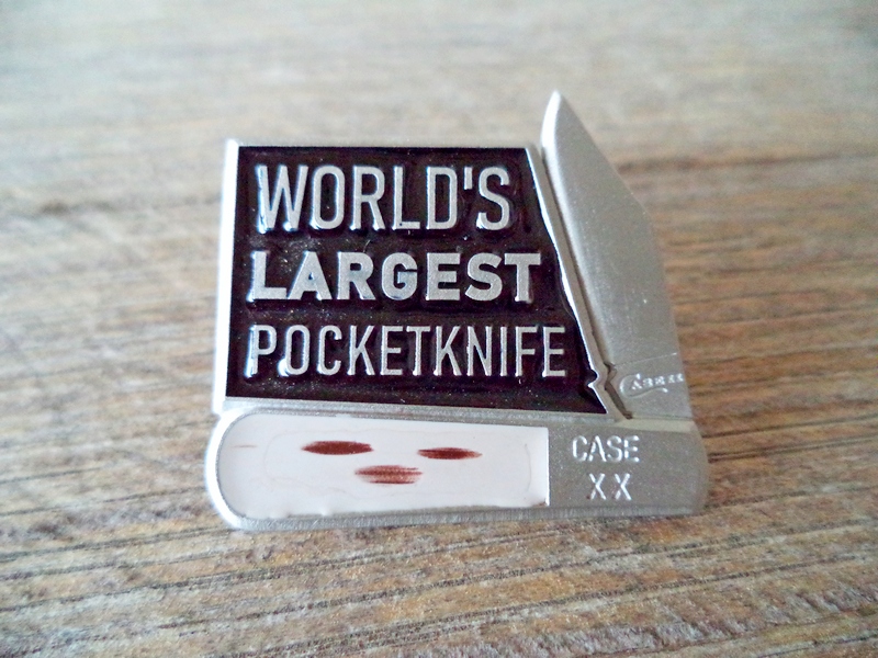 Case World’s Largest Pocketknife Black Hat Pin