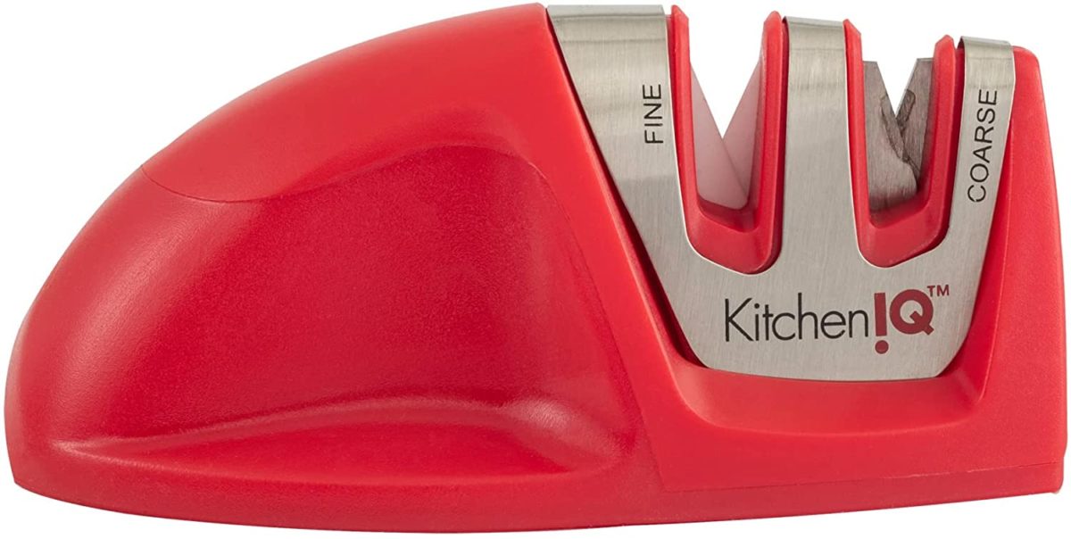 Kitchen IQ Red Edge Grip Sharpener