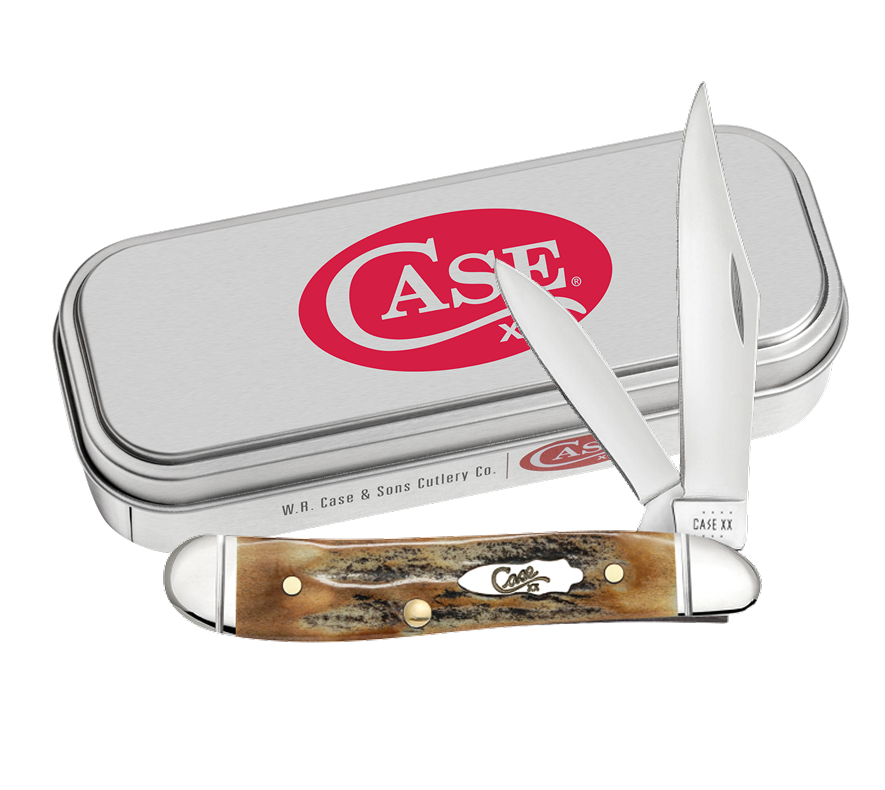Case Genuine Stag Peanut Gift Tin