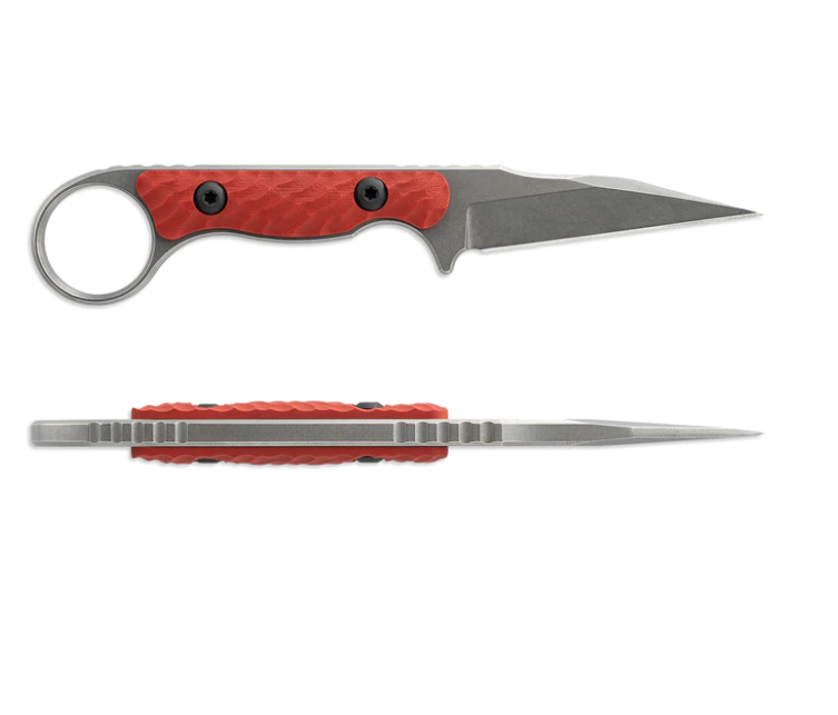 Toor Knives Red G10 Jank Shank Stone
