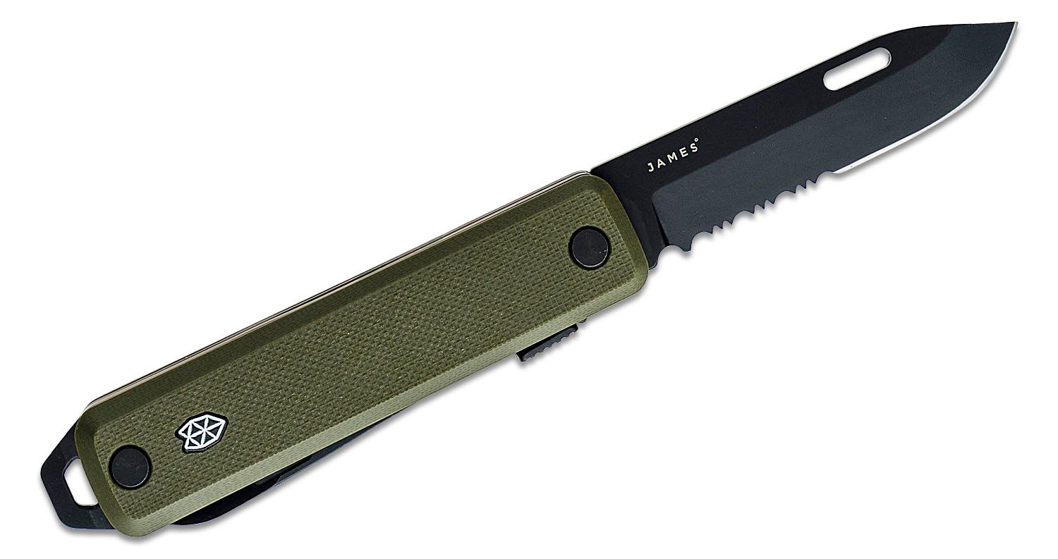 The James Brand OD Green G10 Ellis w/Scissors - Image 3